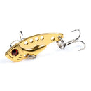 4pcs Metal Vibrations Spoon VIB CrankBait Artificial Wobbler Fishing Lure