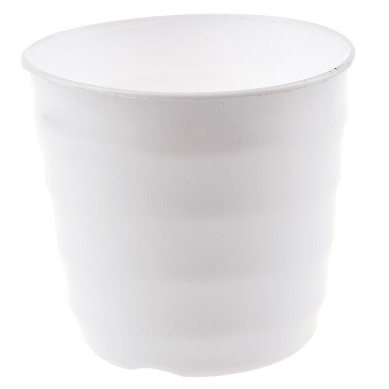 Plastic Round Flower Plant Pot Planter Holder With Tray Home Office Garden
