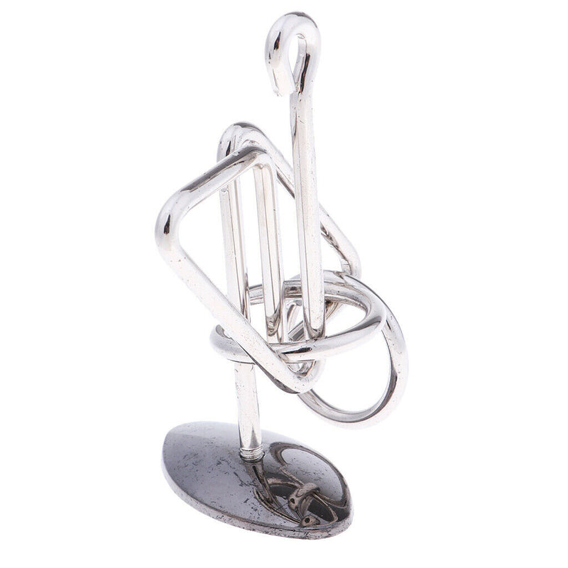 1PCS Metal Puzzle IQ Mind Brain Teaser Game Educational Kids Xmas Gifts