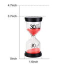 Sand Timer Colorful Hourglass Sand Glass Timer 1 Min/3 Mins/5 Mins/10 Mins/