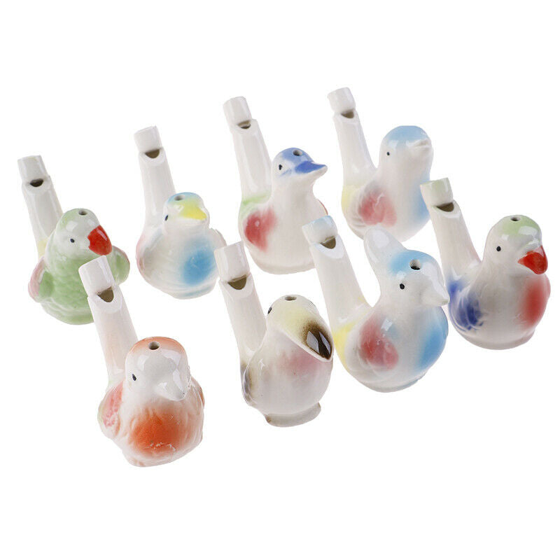 1Pc Chinese ceramic water bird whistle kids baby funny novelty musical toys FT