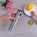 Stainless steel olive pump spray fine bottle oil sprayer pot cooking tool   OZ