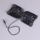 Laptop mini octop usb cooling notebook 2 fans cooler pad foldable fan 10"-14â€ MO
