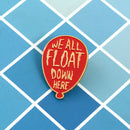 Clown Red Balloon Enamel Badge Brooch Lapel Pin Denim Shirt Bag Jewelry Gift JR