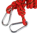 10M Tree Rigging Rock Climbing Safety Rappel Sling Auxiliary Rope+Carabiner