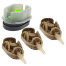 3+1 Inline Method Carp Fishing Bait Basket Feeders Mould Set (40g/50g/60g) A