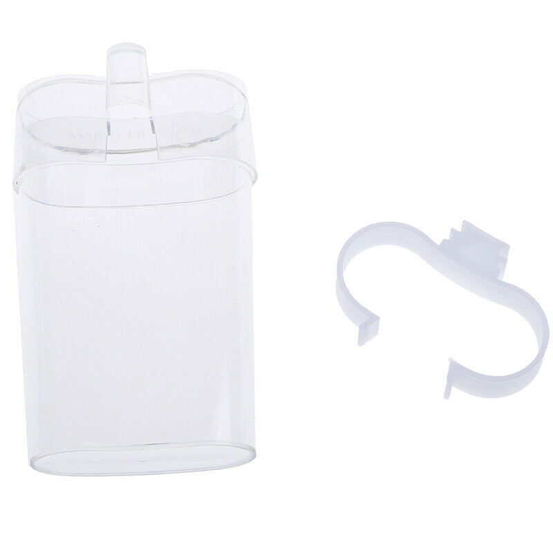 Bird Feeder Food Water Feeding Automatic Drinker Parrot Pet Dispenser Cage C JR