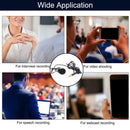 Portable Lavalier Microphone 3.5mm Lapel Clip-on Mic for DSLR Camera Smartp Top