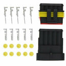 5 x Set 5 Pin Male Connector Waterproof Vehicle Boat Supplies