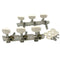 2pcs Aoustic Guitar String Tuning Pegs Keys Beige Button for Guitar Parts