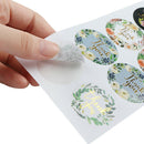 80 pcs/10 sheet Gift Sealing Stickers Thank you Design Party Gift Decor LabSEAU