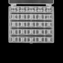 25Pcs New Empty Bobbins Sewing Machine Spools with Box For Brother Janome Singer