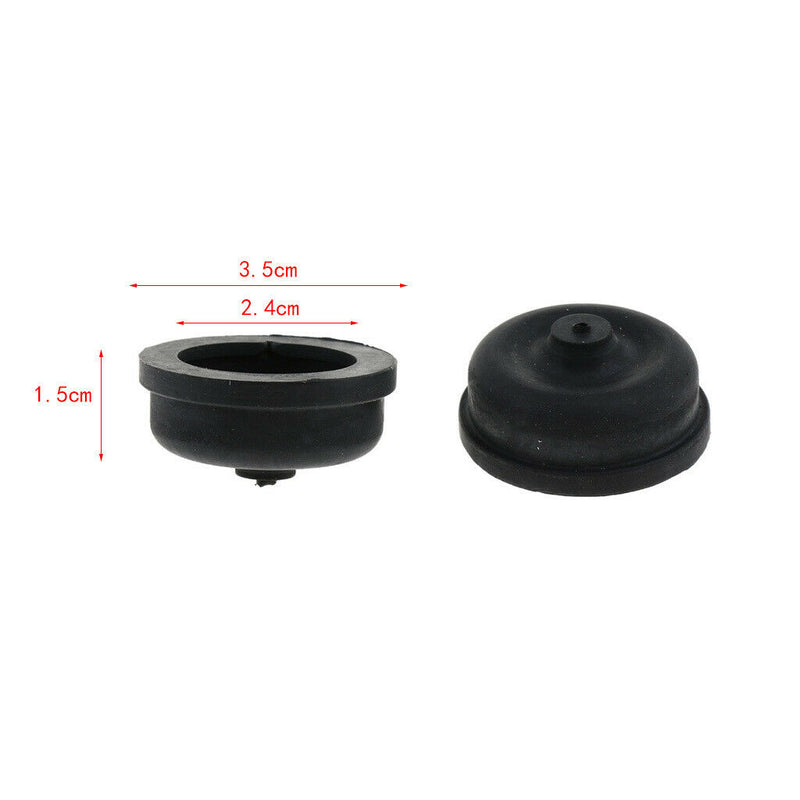 Set Of 40 Aquarium Oxygen Pump Replacement Parts Diaphragm, Black