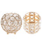2pcs Crystal Wedding Party Tea Light Votive Candle Holder Candlestick Decor