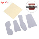 4Pcs Dental Orthodontic Intra-Oral Glass Stainless Steel Photography Mirror OZ
