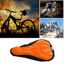 Cycling Bike Bicycle Silicone Saddle Seat Cover Silica Gel Cushion Soft Pad