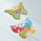 3pcs Iron Butterfly Home Decor Sculpture Bedroom Indoor Outdoor Wall Art Office