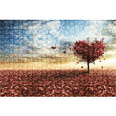 1000pcs Paper Puzzle Scenery Jigsaw Educational Toys for Adults Kids (B) A