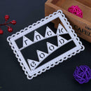 1pc Metal Flags Square Dies Stencil Craft Embossing Cut Die For DIY Card