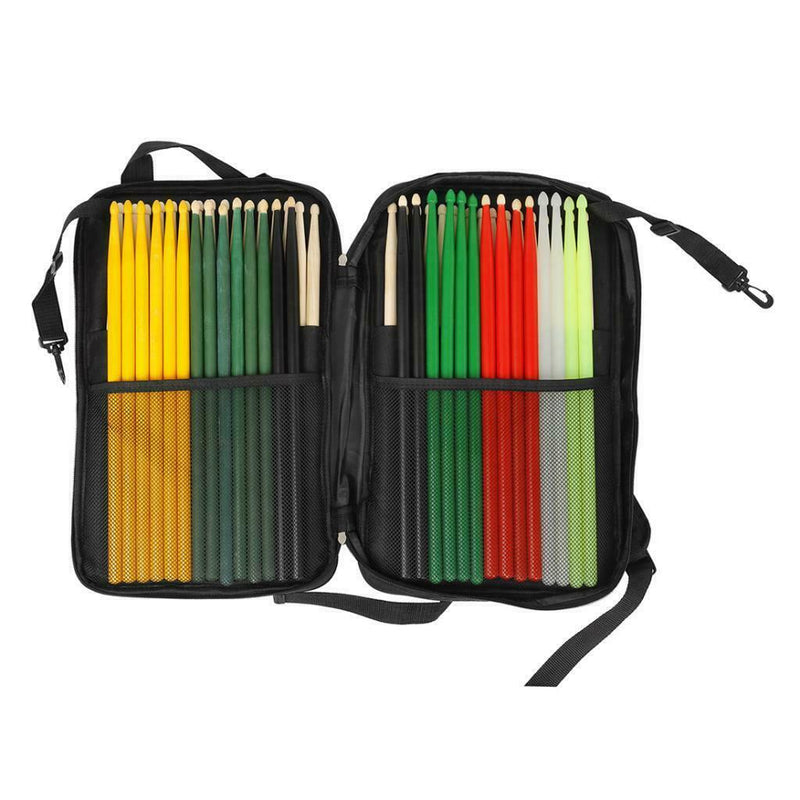W-55 Black Shoulder Bag Drum Stick Gig Bag Backpack for Drummer Player