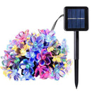 50LED 9.5m Solar Cherry Blossom String Light Decorative Lamp (Four Colors) A