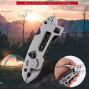 Multifunction Outdoor Pocket Metal Tool Pliers Spanner Screwdriver Wrench D E6T9