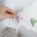 Clouds Wall Hook Key Holder Coat Hanger Storage Hanger Bathroom Rack  Home De BX