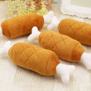 Pet dog puppy toys chicken legs design small dogs chew squeak plush sound to BX
