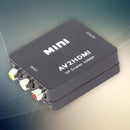 Composite AV CVBS 3RCA to HDMI Video Converter 1080p Upscaler with Power SKS