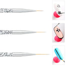 Professional Nail Art Liner Brush UV Gel Painting Acrylic Nail Brushes Stri V5S3