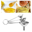 3-in-1 Kitchen Stainless Steel Funnels Oil Liquid Spices Powder Funnels S/M/L