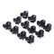 100pcs/Bag Black Hair Clips Clipper Clamp For Women Ladies Plastic 6 Claws #gib