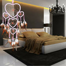 Love Heart Dream Catcher Feather Car Room Wall Hanging Decor Ornament Gifts