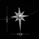 Men's Suit Shirt Corsage Star Brooch Pin for Wedding Party Crystal Jewelry
