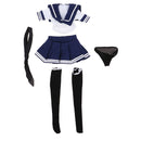 1/6 Scale Blue White JK Uniform Sailor Outfits for 12'' Female Action Figures