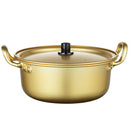 2Pcs Korea Aluminum Instant Noodle Pot Hot Pot Fast Cooling Boiler Round