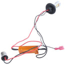 2X Bau15S 1156 P21W S25 42Smd Switch Back Led White Drl & Amber Turn Signal L4B8