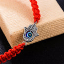 Handmade Braided Rope Bracelet Thread Blue Eye Red String Bracelet SEAU