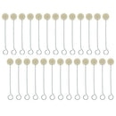 50 Pieces Wool Daubers Ball Brush Leather Dye Dauber Dyeing Applicator with