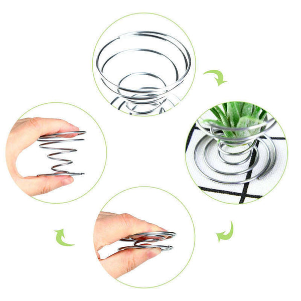 12 Pieces Air Plant Holder Air Plant Tabletop Container Stainless Steel Wir