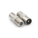 5Pcs F Type Female To TV Aerial RF Coaxial Male Connector Adapter Plug MO