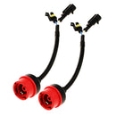 2pcs D2 D2S D4C D4R HID Bulb Socket Harness Wire Plug Connector