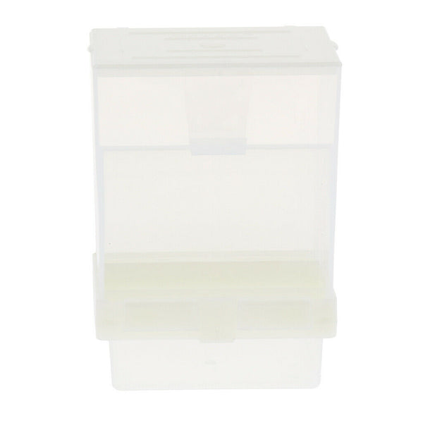 3x Pet Bird Automatic Feeder Food Feeding Box Parrot Finch Dispenser Cage Perch