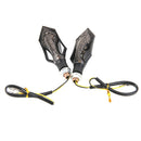 2 Waterproof Universal Motorcycle 12V 9 LED Turn Signal Indicator Light Bulb