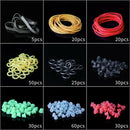 270pcs Tattoo Needle Grommets Rubber Nipples Bands for Tattoo Parts Supply