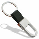 New Mens Creative Metal Leather Key Chain Ring Keyfob Car Bag Keyring Keychain