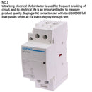 2P 40A 220V 50/60HZ Din rail Household ac contactor 2NO:0J Ew