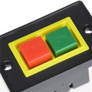 AC 380V 2KW I/O On-OFF Start Stop Push Button Switch 6 Screw Terminals M&O