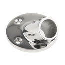 Stainless Steel Boat Hand Rail 45 Degree Round Base Fitting for 7/8" Tube
