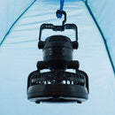 Tent Fan Light Led Camping Hiking Portable 2In1 Ceiling Lamp With Fan